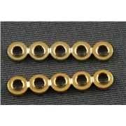 Spacer  5 Hole Round Gold  ea