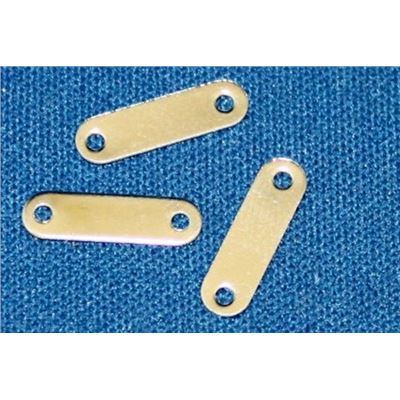 Spacer Bar  2 Row Silver  ea