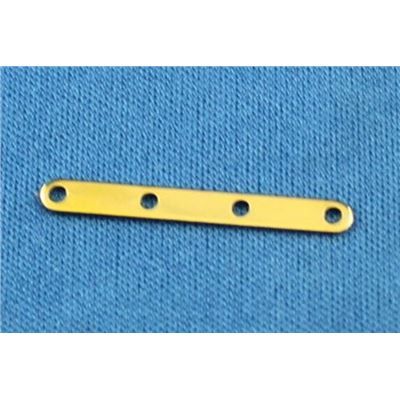 Spacer Bar  4 Row Gold  ea