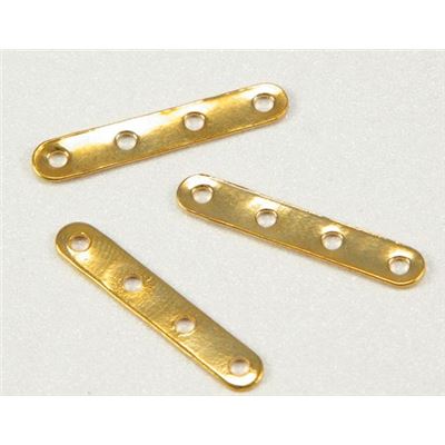 Spacer Bar  4 Row  (narrow) Gold  ea