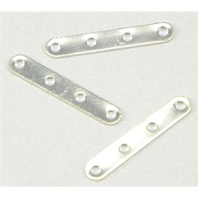 Spacer Bar  4 Row  (narrow) Silver  ea