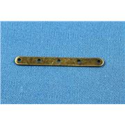 Spacer Bar  5 Row Antique Brass  ea