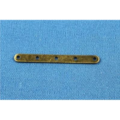 Spacer Bar  5 Row Antique Brass  ea