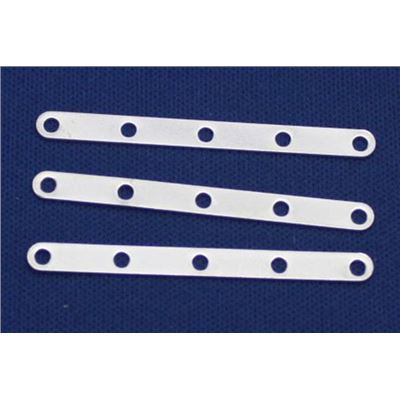 Spacer Bar  5 Row Silver  ea