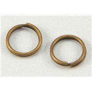 Split Ring Antique Copper 6mm ea