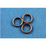 Split Ring Antique Copper 8mm ea