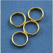 Split Ring Gold 10mm ea