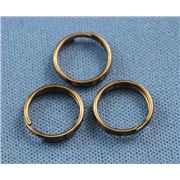 Split Ring Black Nickel 10mm ea