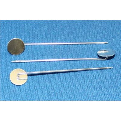 Stickpin with Pad Silver  ea