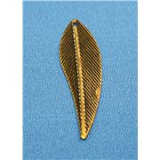 Charm Wing (Nickel Free) Antique Brass 42x12mm ea