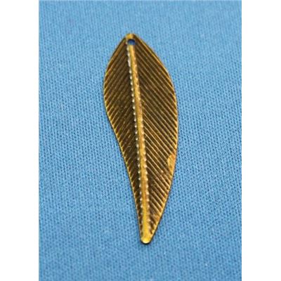 Charm Wing (Nickel Free) Antique Brass 42x12mm ea