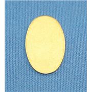 Stamping Blank-22x14mm Oval Brass 22x14mm ea