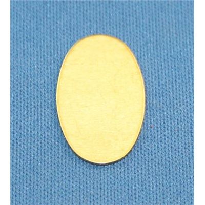 Stamping Blank-22x14mm Oval Brass 22x14mm ea