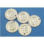 Belly Dancing Coins 15mm Silver 15mm ea