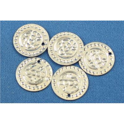 Belly Dancing Coins 15mm Silver 15mm ea