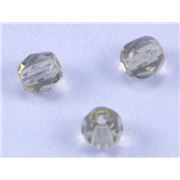 Firepolished Crystal Black Diamond 4mm ea