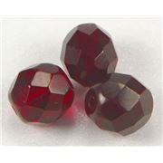 Firepolished Crystal Garnet 4mm ea