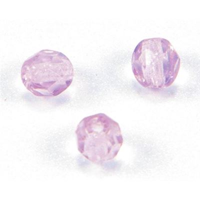 Firepolished Crystal Med. Amethyst 4mm ea