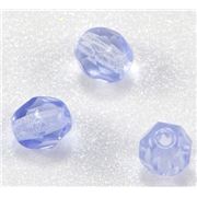 Firepolished Crystal Light Sapphire 4mm ea