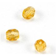 Firepolished Crystal Light Topaz 4mm ea