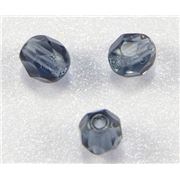 Firepolished Crystal Montana 4mm ea