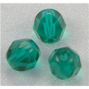 Firepolished Crystal Emerald 6mm ea