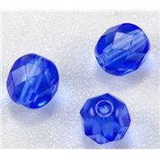 Firepolished Crystal Sapphire 6mm ea