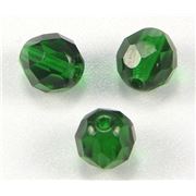 Firepolished Crystal Emerald 8mm ea