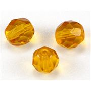 Firepolished Crystal Light Topaz 8mm ea