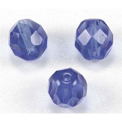 Firepolished Crystal Montana 8mm ea
