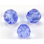 Firepolished Crystal Sapphire 8mm ea