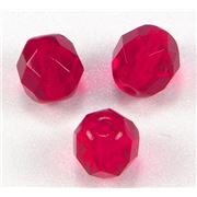 Firepolished Crystal Siam 8mm ea