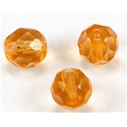 Firepolished Crystal Topaz 8mm ea