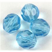 Firepolished Crystal Aqua 12mm ea