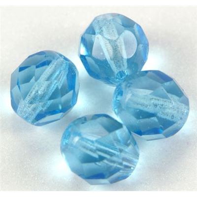 Firepolished Crystal Aqua 12mm ea