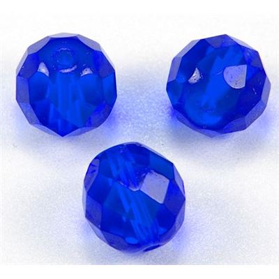 Firepolished Crystal Dark Sapphire 12mm ea