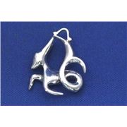 Pewter Zodiacs Set Capricorn - 1 bail  Metallic Zodiac - 1 Bail ea