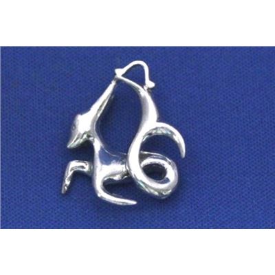 Pewter Zodiacs Set Capricorn - 1 bail  Metallic Zodiac - 1 Bail ea