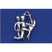 Pewter Zodiacs Set Gemini -1 bail  Metallic Zodiac - 1 Bail ea