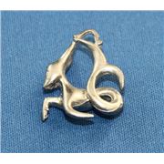 Pewter Zodiacs Set Capricorn - 2 bail  Metallic Zodiac - 2 Bail ea