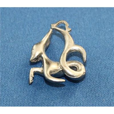 Pewter Zodiacs Set Capricorn - 2 bail  Metallic Zodiac - 2 Bail ea