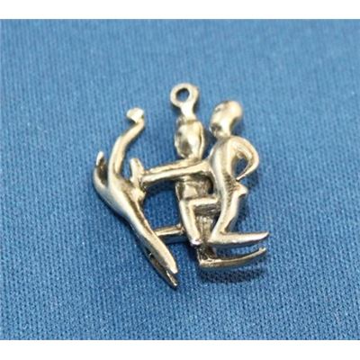 Pewter Zodiacs Set Gemini -2 bail  Metallic Zodiac - 2 Bail ea