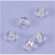 Tiffany Round Clear AB 4mm ea
