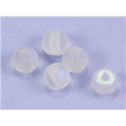 Tiffany Round Pink Frost AB 4mm ea