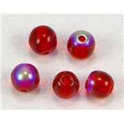Tiffany Round Siam AB 4mm ea