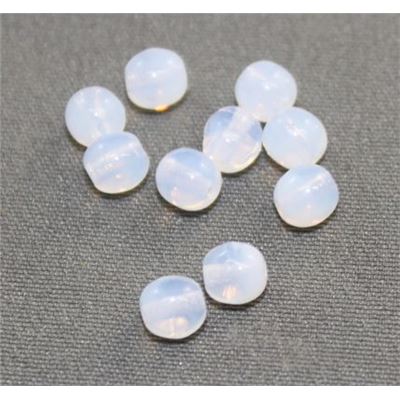 Tiffany Round Milky White 4mm ea