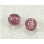 Tiffany Round Amethyst Transparent 4mm ea