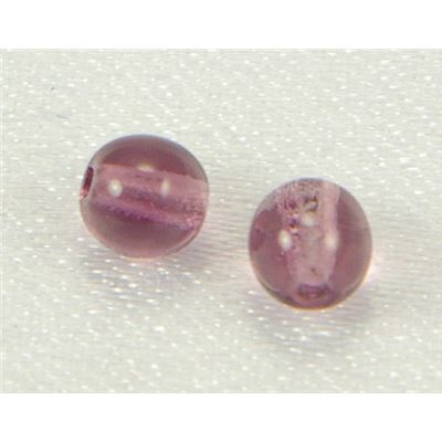 Tiffany Round Amethyst Transparent 4mm ea