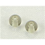 Tiffany Round Black Diamond Transparent 4mm ea