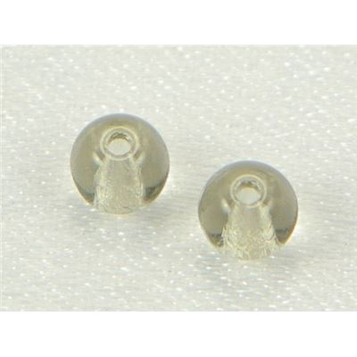 Tiffany Round Black Diamond Transparent 4mm ea